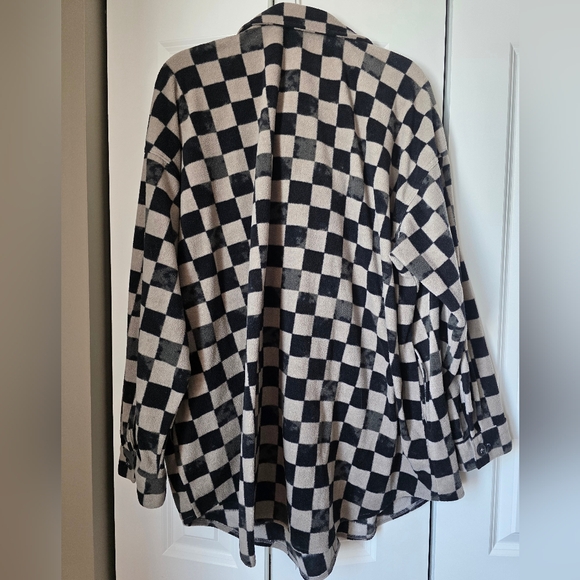 Maurices Checkered Shacket - Picture 3 of 3